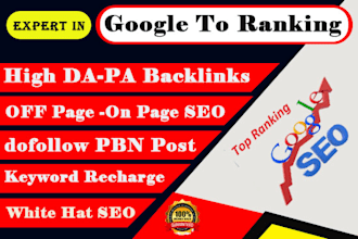 provide high quality SEO backlinks for google top ranking
