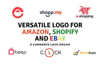 design versatile logo for amazon, shopify and ebay store