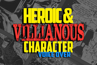 record character voice over for your games or animation