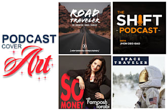 design a professional podcast cover artwork