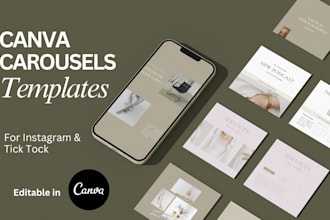 design a carousel post for instagram  and facebook ads
