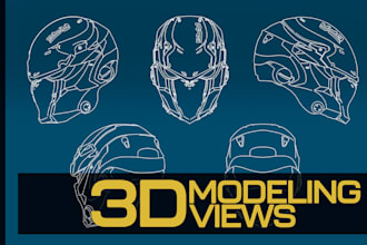create different views for 3d modeling and design