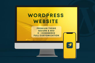 build professional business website design with elementor