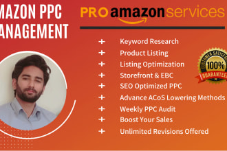 create optimize and manage amazon PPC campaigns