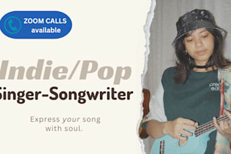 be your alternative, indie, pop singer songwriter
