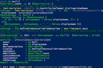design custom powershell scripts