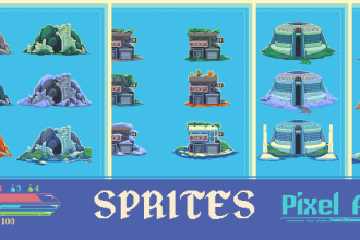 draw pixel art game sprites