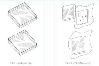 do patent drawing, utility, design patent, instruction manual step by step guide