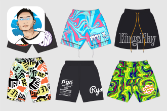 create shorts mesh pants streetwear clothing brand