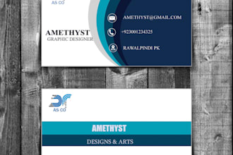make business visiting card design for you