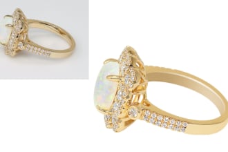 do jewelry or product photo editing and retouching photoshop