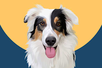drawing custom pet portraits, cats, dogs, and other animals