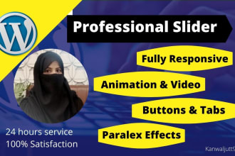 create revolution slider, master slider, and fix