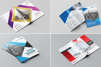 design brochure bifold or trifold, flyer, booklet, catalog