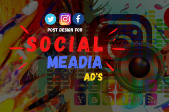 design advertising posts for social media platforms