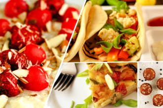 produce professional food photography with your recipe
