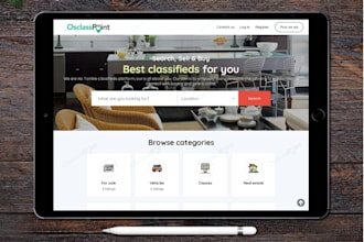 create osclass site and good design