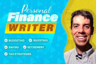 write personal finance blog posts