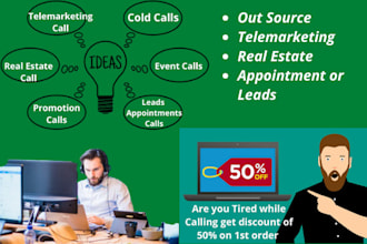 do 100 plus 30 free cold calls telemarketing 4 you order now