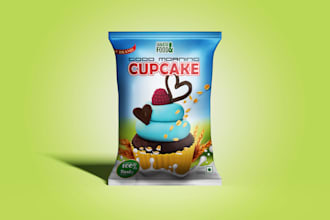 creative cake packing design