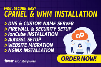 install cpanel whm on your server