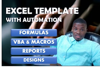create excel automated template