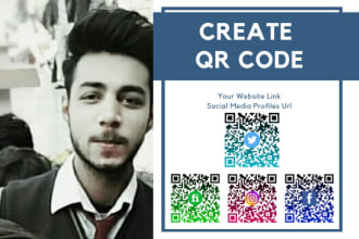 create qr code using your social media or website link