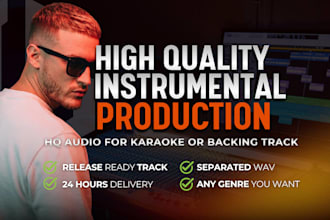 remake instrumental backing tracks with professional quality