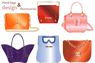 design fashion handbag, bag, backpack and accessories