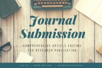 edit your article based on journal formatting guidelines