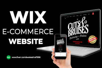professional wix ecommerce website design, custom wix store