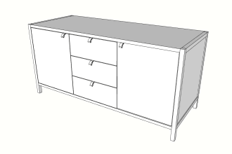 do 3d furniture modeling in autocad, 3dsmax, sketchup