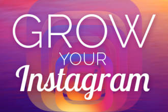 provide super fast organic instagram growth