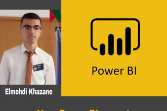 create professional power bi dashboards and reports