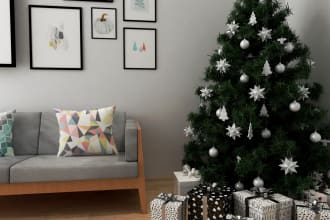 do rendering realistic furniture and interior in 3ds max