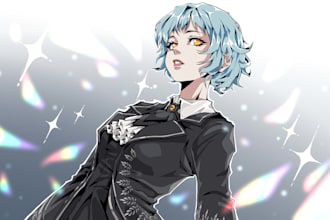 draw any illustration in anime style no ai