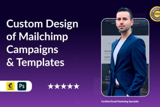 create a custom mailchimp email template design