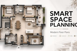 design modern floor plans with smart space planning