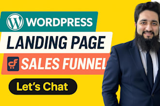 be your elementor pro expert and design an elementor landing page or sales page