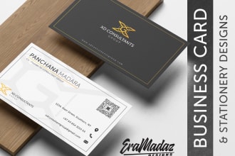 design awesome business card, letterhead and stationery items