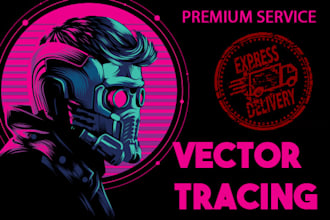 manually vector trace logo or artwork in illustrator