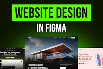 create website design a UX UI figma
