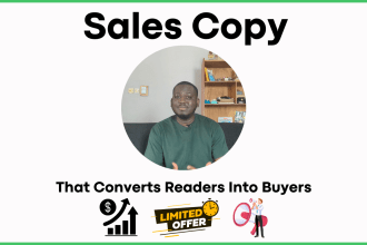 do SEO copywriting for your sales page or landing page