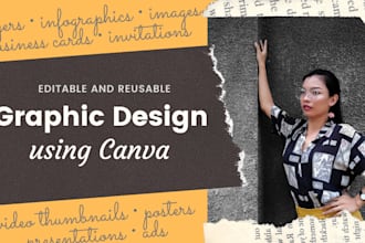 design custom graphics using canva