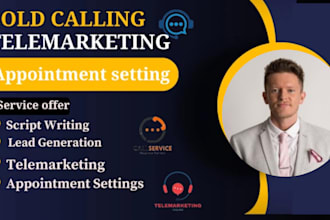 do b2b and b2c cold calling and appointment setting