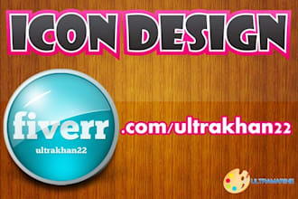 [level 2 seller] design eye catchy custom icons or buttons for you website, app or any other use