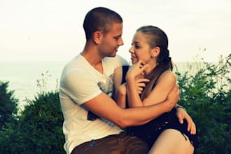 make a cool couples testimonial with my boyfriend