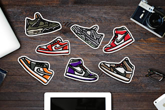 do sneaker or shoes with my cartoon style hypebeast 24 hours