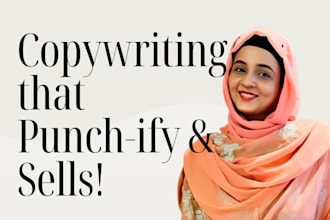 do powerful sales page copywriting and website copywriting
