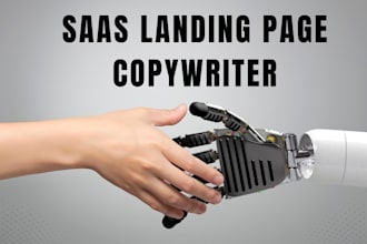 write high converting saas landing page copywriter for ai and tech startups